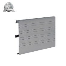 profilé de plancher de ponton en aluminium anodisé gris ignifuge